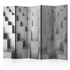 5-teiliges Paravent - Temple of Abstraction II [Room Dividers]