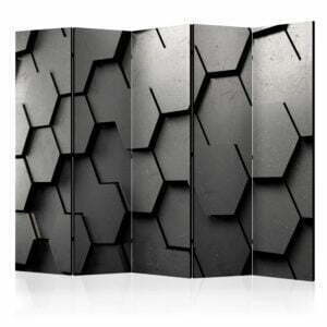 5-teiliges Paravent - Black Gate II [Room Dividers]