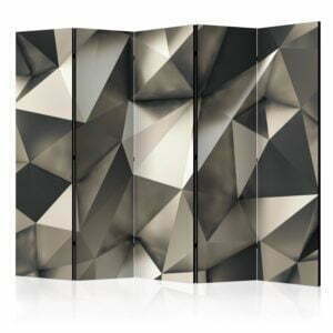 5-teiliges Paravent - Cosmic Silver II [Room Dividers]