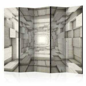 5-teiliges Paravent - Elevator II II [Room Dividers]