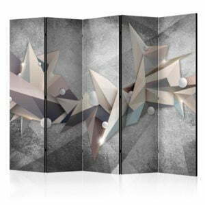 5-teiliges Paravent - Geometrical Constellation II [Room Dividers]