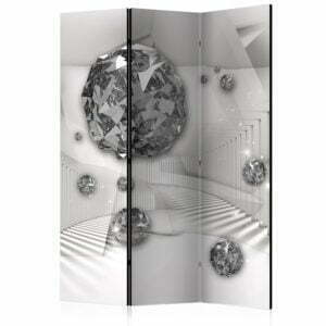 3-teiliges Paravent - Diamond Chamber II [Room Dividers]