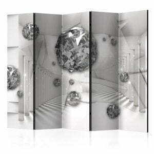 5-teiliges Paravent - Diamond Chamber II II [Room Dividers]