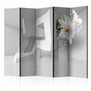 5-teiliges Paravent - Twisted Illusion II [Room Dividers]