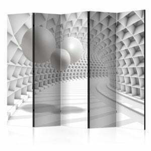 5-teiliges Paravent - Abstract Tunnel II [Room Dividers]