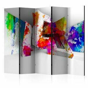 5-teiliges Paravent - Three-dimensional Shapes II [Room Dividers]