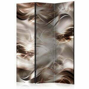 3-teiliges Paravent - Umber Waves [Room Dividers]
