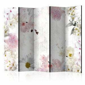 5-teiliges Paravent - The fragrance of spring II [Room Dividers]