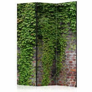 3-teiliges Paravent - Brick and ivy [Room Dividers]