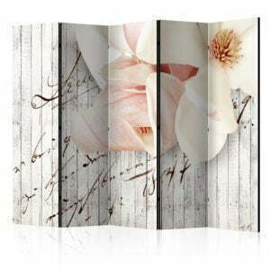 5-teiliges Paravent - Love letter II [Room Dividers]