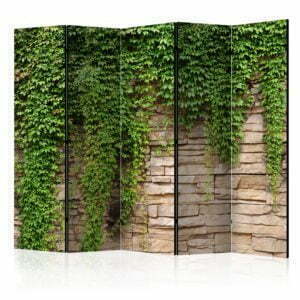 5-teiliges Paravent - Ivy wall II [Room Dividers]
