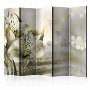 5-teiliges Paravent - Green Daybreak II [Room Dividers]