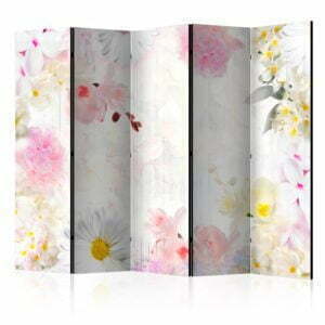 5-teiliges Paravent - The smell of spring flowers II [Room Dividers]