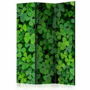 3-teiliges Paravent - Green Clover [Room Dividers]