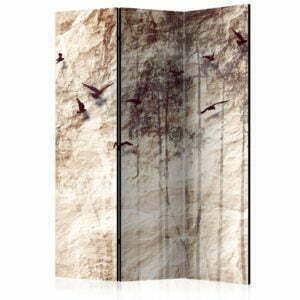 3-teiliges Paravent - Paper Nature [Room Dividers]
