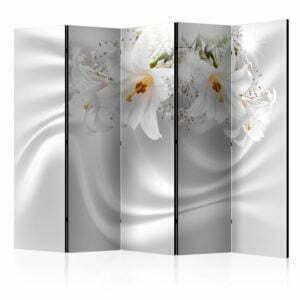 5-teiliges Paravent - Royal Whiteness 	 II [Room Dividers]