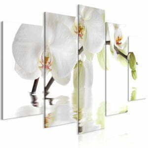 Wandbild - Wonderful Orchid (5 Parts) Wide