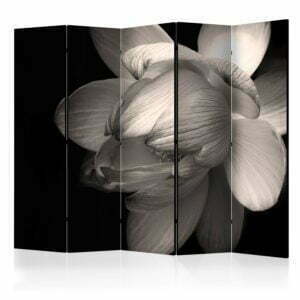 5-teiliges Paravent - Lotus flower II [Room Dividers]