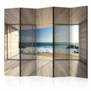 5-teiliges Paravent - Finding a Dream II [Room Dividers]