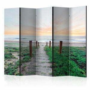 5-teiliges Paravent - Among the grass II [Room Dividers]