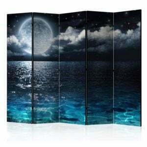 5-teiliges Paravent - Blue Lagoon II [Room Dividers]