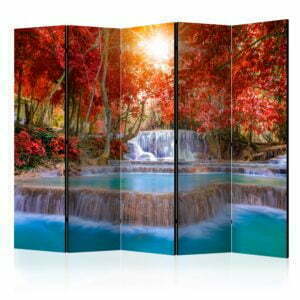 5-teiliges Paravent - Nature's Magic II [Room Dividers]