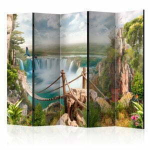5-teiliges Paravent - Hidden Paradise II [Room Dividers]