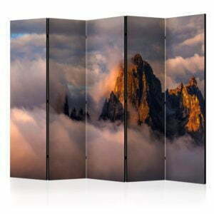5-teiliges Paravent - Arcana of Clouds II [Room Dividers]