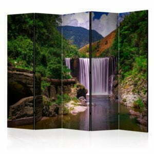 5-teiliges Paravent - Reggae Falls II [Room Dividers]