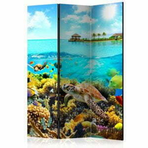 3-teiliges Paravent - Heavenly Maldive [Room Dividers]