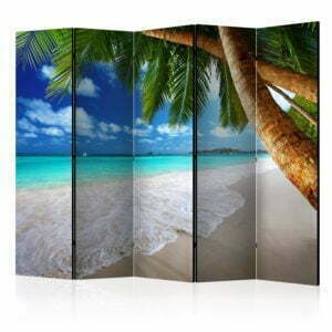5-teiliges Paravent - Tropical island II [Room Dividers]