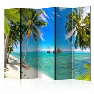 5-teiliges Paravent - Lost ships II [Room Dividers]