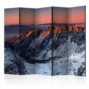 5-teiliges Paravent - Beautiful sunrise in the Rocky Mountains II [Room Dividers]