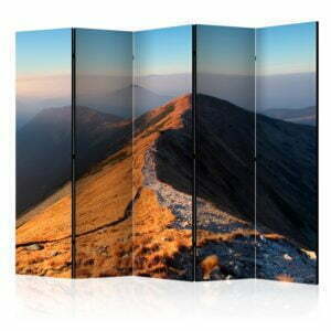 5-teiliges Paravent - Mountain footpath, Tatras II [Room Dividers]