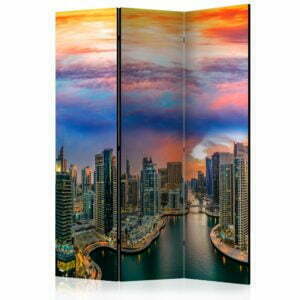 3-teiliges Paravent - Afternoon in Dubai [Room Dividers]