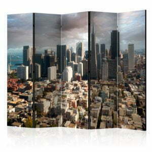 5-teiliges Paravent - In the clouds II [Room Dividers]