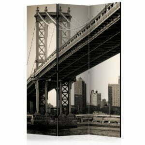 3-teiliges Paravent - Manhattan Bridge, New York [Room Dividers]