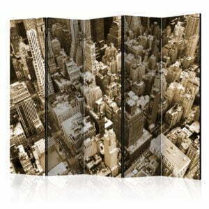 5-teiliges Paravent - New York, Manhattan II [Room Dividers]