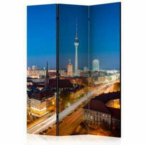 3-teiliges Paravent - Berlin by night [Room Dividers]