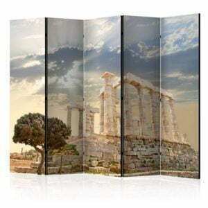 5-teiliges Paravent - The Acropolis, Greece II [Room Dividers]