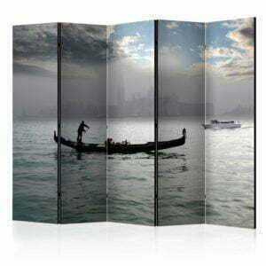 5-teiliges Paravent - Gondola ride in Venice II [Room Dividers]