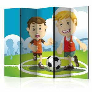 5-teiliges Paravent - Sports ground II [Room Dividers]