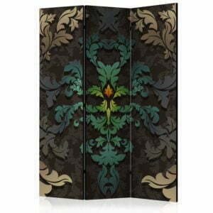 3-teiliges Paravent - Dancing leaves [Room Dividers]