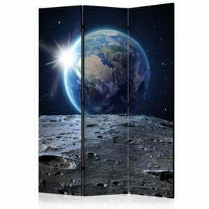 3-teiliges Paravent - View of the Blue Planet [Room Dividers]