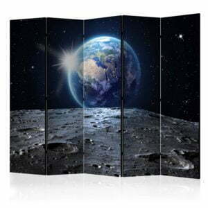 5-teiliges Paravent - View of the Blue Planet II [Room Dividers]