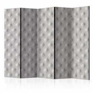 5-teiliges Paravent - Little White Bear II [Room Dividers]