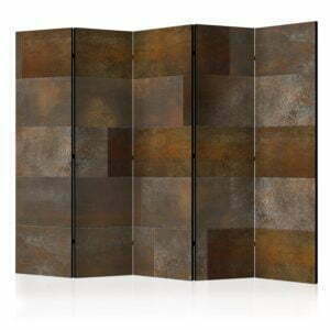 5-teiliges Paravent - Golden Cascade II [Room Dividers]