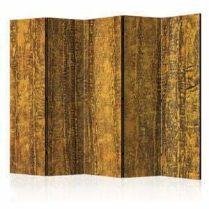 5-teiliges Paravent - Golden Chamber II [Room Dividers]