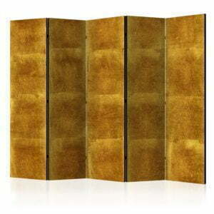 5-teiliges Paravent - Golden Cage II [Room Dividers]