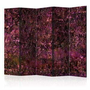 5-teiliges Paravent - Pink Treasure II [Room Dividers]